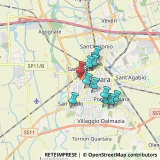 Mappa Via all'Agogna, 28100 Novara NO, Italia (1.22833)