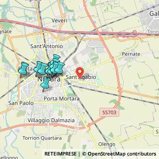 Mappa Via Vittime Strage di Bologna, 28100 Novara NO, Italia (1.952)