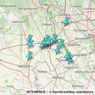 Mappa Via Vittime Strage di Bologna, 28100 Novara NO, Italia (9.28067)