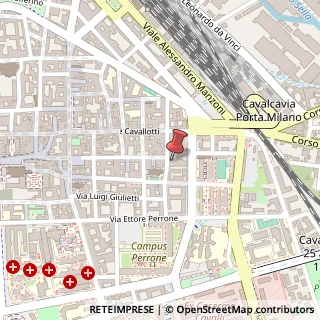 Mappa Via Pietro Azario, 15, 28100 Novara, Novara (Piemonte)