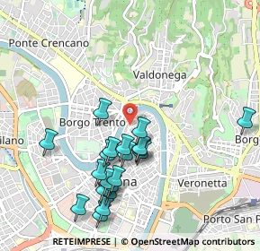 Mappa Via Sole, 37121 Verona VR, Italia (1.0015)
