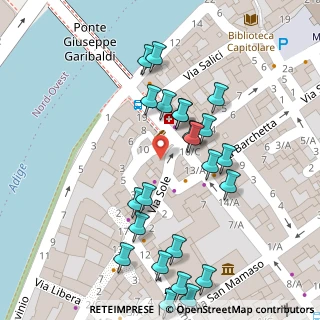 Mappa Via Sole, 37121 Verona VR, Italia (0.06087)