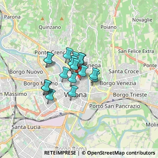 Mappa Via Sole, 37121 Verona VR, Italia (1.13474)