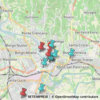 Mappa Via Sole, 37121 Verona VR, Italia (1.89167)