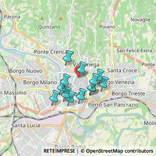 Mappa Via Sole, 37121 Verona VR, Italia (1.23692)
