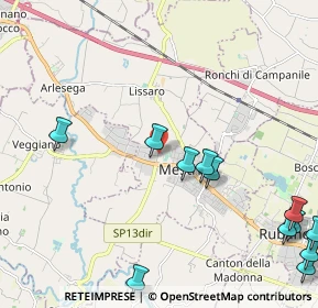 Mappa Viale dell'Artigianato, 35035 Mestrino PD, Italia (2.90917)