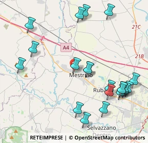 Mappa Viale dell'Artigianato, 35035 Mestrino PD, Italia (4.859)