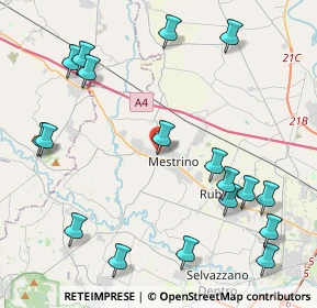Mappa Viale dell'Artigianato, 35035 Mestrino PD, Italia (5.22778)