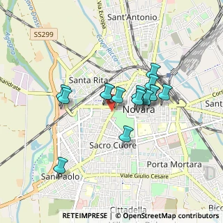 Mappa Via Giulio Biglieri, 28100 Novara NO, Italia (0.67938)
