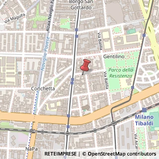 Mappa Via Antonio Tantardini, 8, 20136 Milano, Milano (Lombardia)