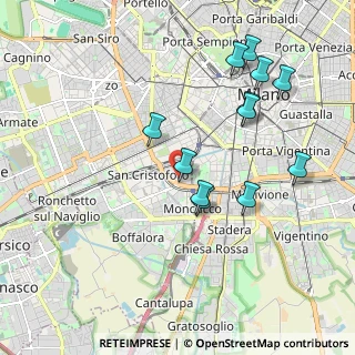 Mappa Via Eugenio Villoresi, 20146 Milano MI, Italia (1.95917)