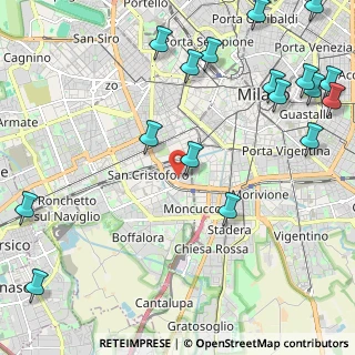 Mappa Via Eugenio Villoresi, 20146 Milano MI, Italia (3.04059)