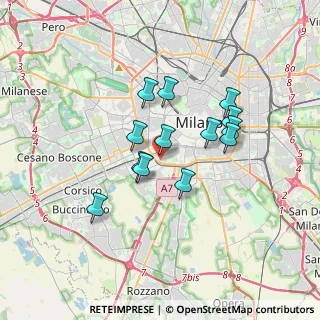 Mappa Via Eugenio Villoresi, 20146 Milano MI, Italia (2.75538)