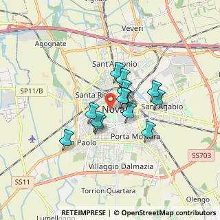 Mappa Largo Costituente, 28100 Novara NO, Italia (1.15)