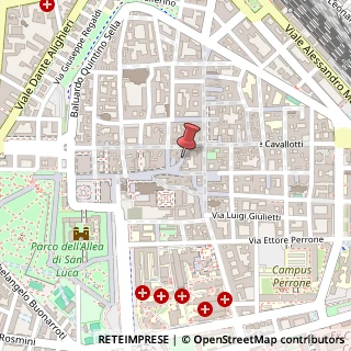 Mappa Via Giuseppe Omar,  10, 28100 Novara, Novara (Piemonte)