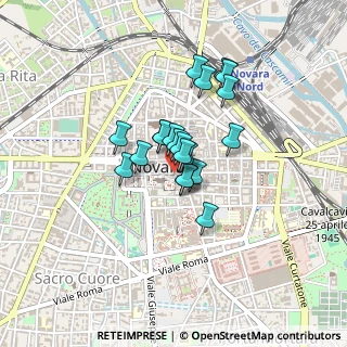 Mappa Piazza Cesare Battisti, 28100 Novara NO, Italia (0.2725)