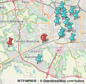 Mappa Via Paolo Segneri, 20147 Milano MI, Italia (4.73267)