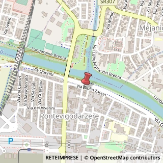 Mappa Via Giulio Zanon, 8, 35133 Vigodarzere, Padova (Veneto)