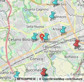 Mappa Via Anna Maria Mozzoni, 20152 Milano MI, Italia (2.73083)