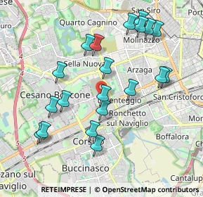 Mappa Via Anna Maria Mozzoni, 20152 Milano MI, Italia (2.002)