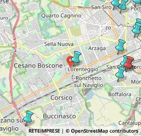 Mappa Via Anna Maria Mozzoni, 20152 Milano MI, Italia (3.40571)