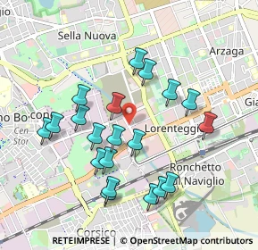 Mappa Via Anna Maria Mozzoni, 20152 Milano MI, Italia (0.9135)