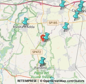 Mappa 26020 Agnadello CR, Italia (5.88545)