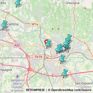 Mappa Via Isola D'Elba, 37138 Verona VR, Italia (4.39273)