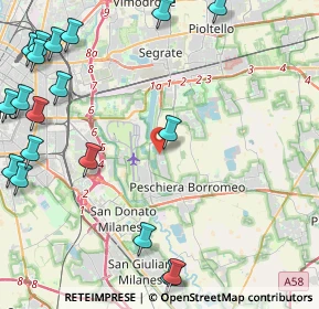 Mappa Via R. Morandi, 20068 Peschiera Borromeo MI, Italia (6.379)