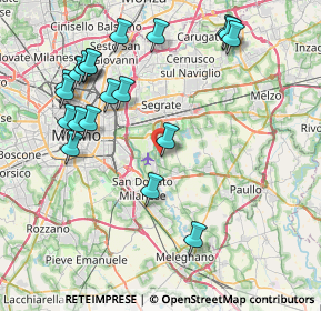 Mappa Via R. Morandi, 20068 Peschiera Borromeo MI, Italia (9.0665)