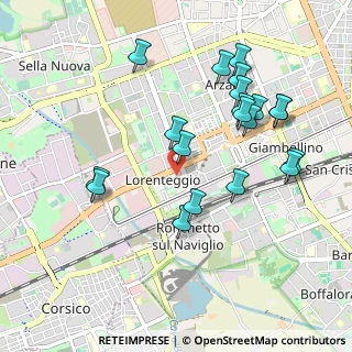 Mappa Via Remo la Valle, 20147 Milano MI, Italia (1.0085)