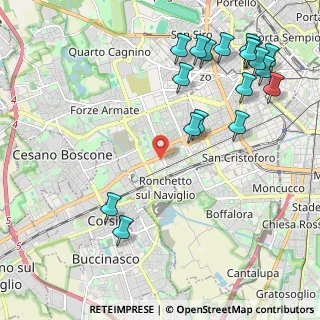 Mappa Via Remo la Valle, 20147 Milano MI, Italia (2.64389)