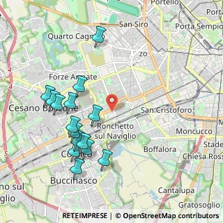 Mappa Via Remo la Valle, 20147 Milano MI, Italia (2.13267)