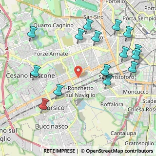 Mappa Via Remo la Valle, 20147 Milano MI, Italia (2.44625)