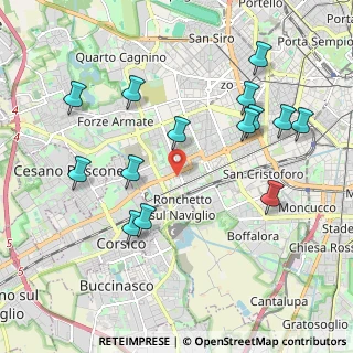 Mappa Via Remo la Valle, 20147 Milano MI, Italia (2.15714)