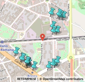 Mappa Via Enrico Gonzales, 20139 Milano MI, Italia (0.31)