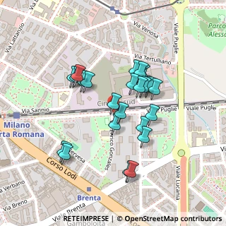 Mappa Via Enrico Gonzales, 20139 Milano MI, Italia (0.1875)