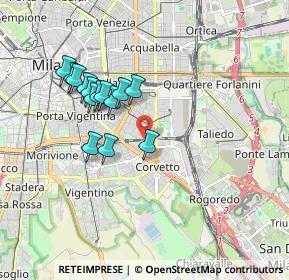 Mappa Via Enrico Gonzales, 20139 Milano MI, Italia (1.60143)