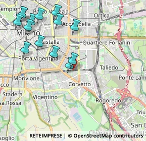 Mappa Via Enrico Gonzales, 20139 Milano MI, Italia (2.46429)