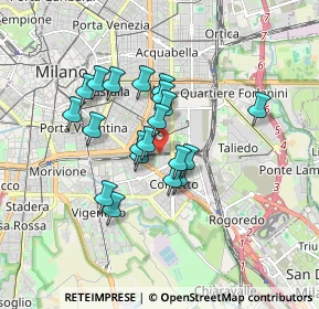 Mappa Via Enrico Gonzales, 20139 Milano MI, Italia (1.343)