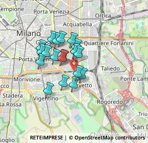 Mappa Via Enrico Gonzales, 20139 Milano MI, Italia (1.222)