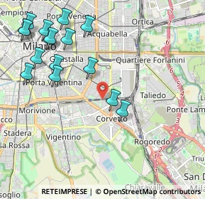 Mappa Via Enrico Gonzales, 20139 Milano MI, Italia (2.51375)