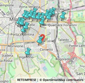 Mappa Via Enrico Gonzales, 20139 Milano MI, Italia (2.0715)