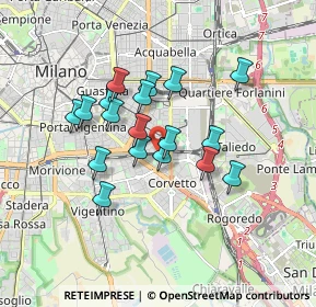 Mappa Via Enrico Gonzales, 20139 Milano MI, Italia (1.39278)