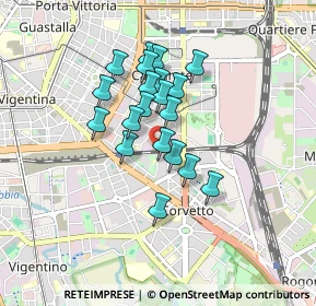 Mappa Via Enrico Gonzales, 20139 Milano MI, Italia (0.6485)