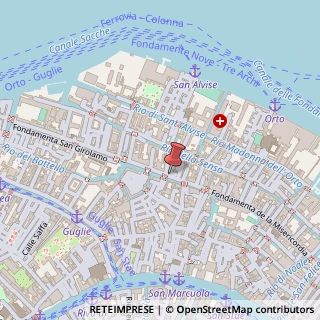 Mappa Fondamenta dei Ormesini, 2754, 30121 Venezia, Venezia (Veneto)