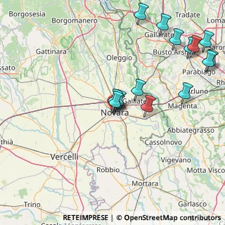 Mappa Via Mameli, 28100 Novara NO, Italia (18.24467)