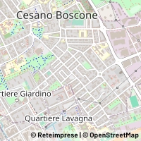 Mapa Cesano Boscone