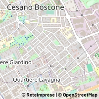 Mapa Cesano Boscone