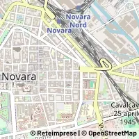 Hartă Novara